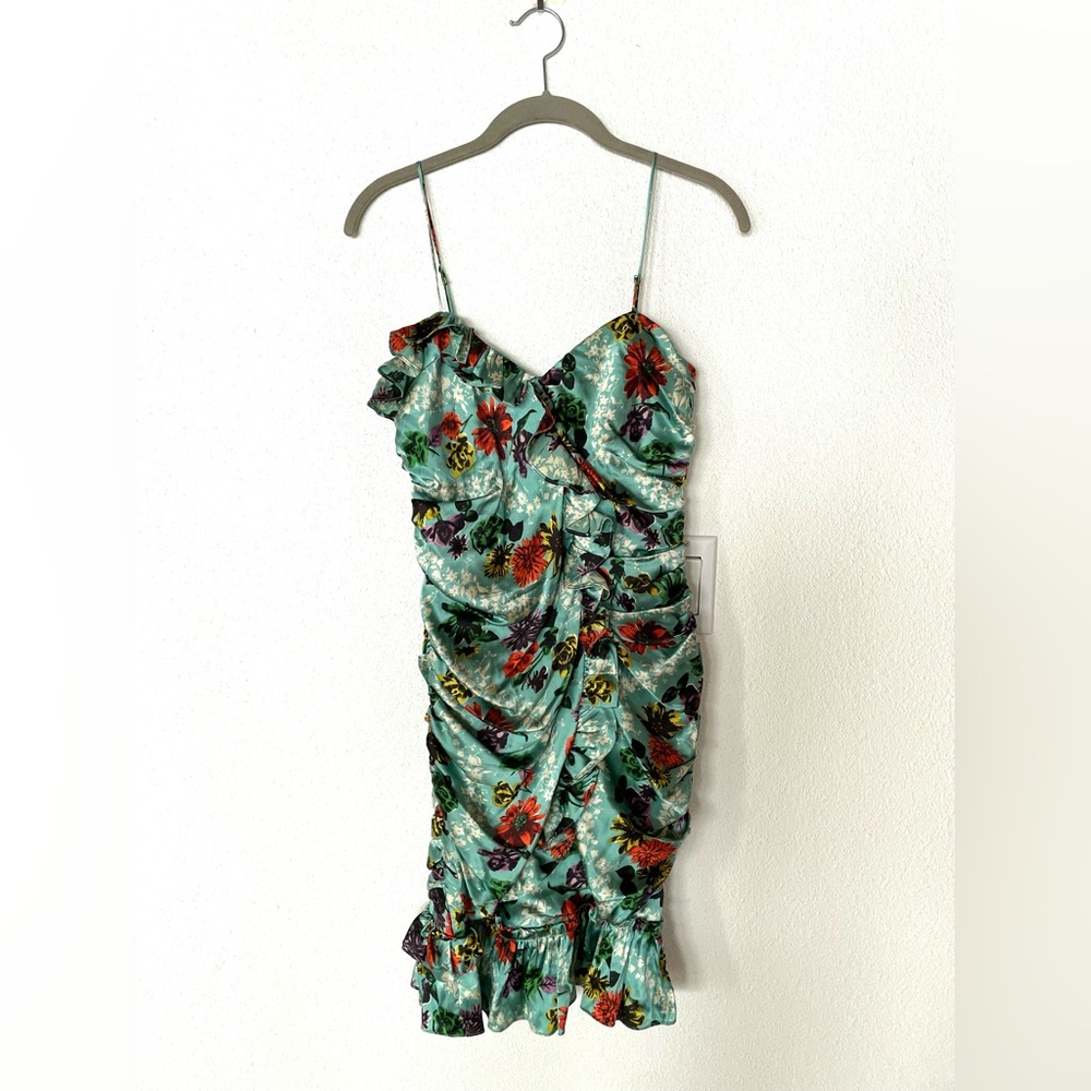 Betsey Johnson vintage silk Hawaiian dress, Size 6